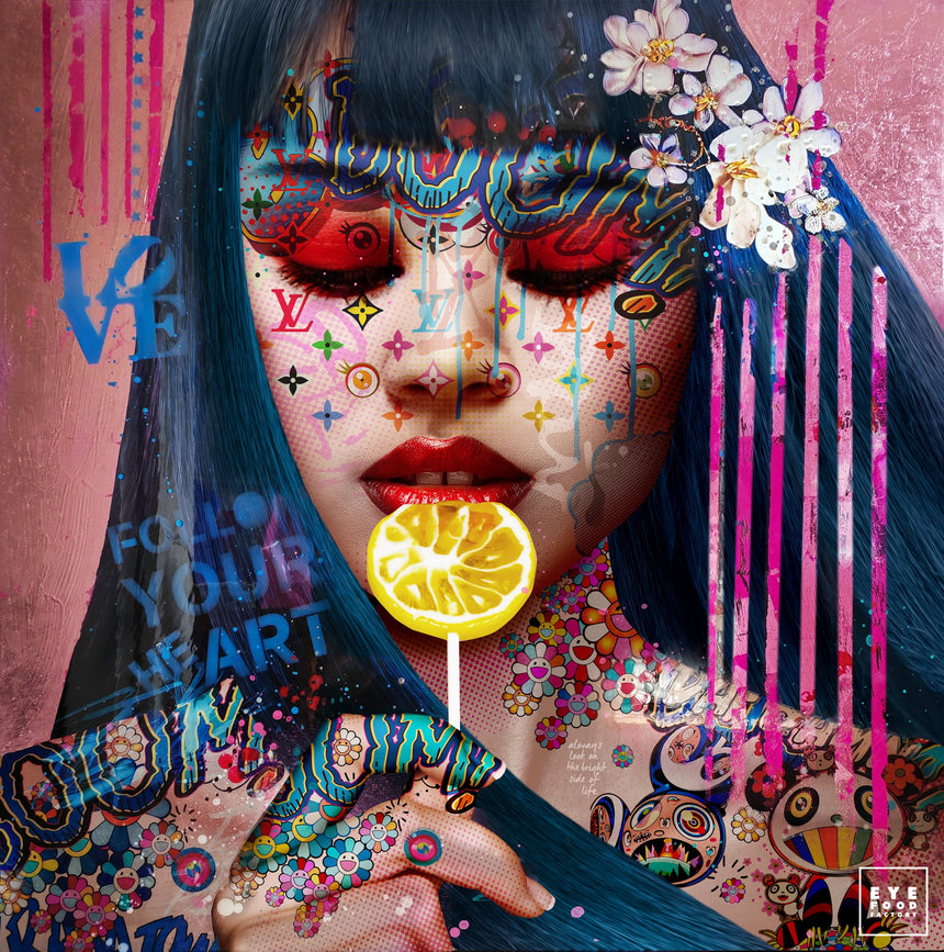 SUN-CHO - Oeuvres Originales - @original, Authentique, couleur, Femme, France
