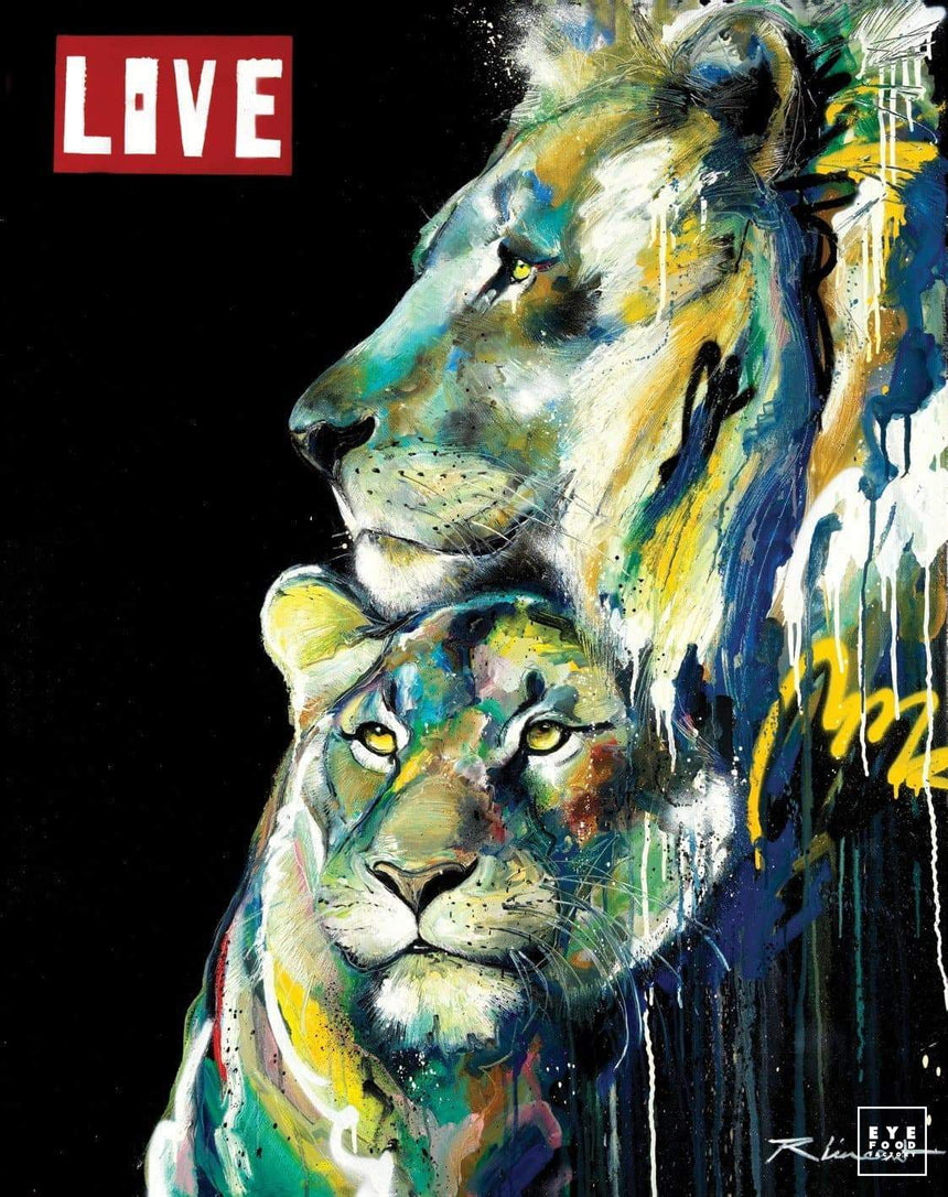 The King and his Queen - Éditions Limitées - @trio806512095, Amour, Animaux,