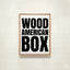 Wood American Box - AMERICAN BOX - BOX, new, Pour tableau 100x100cm, 100x150cm,