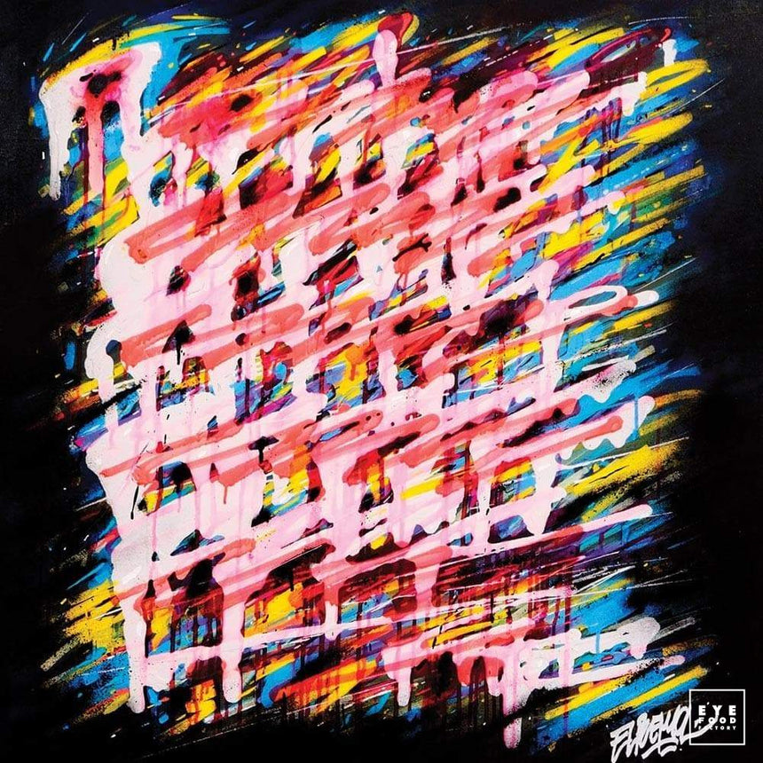 Wood Cay - Éditions Limitées - 100x100cm, 40x40cm, Abstrait, Dibond®, Graffiti